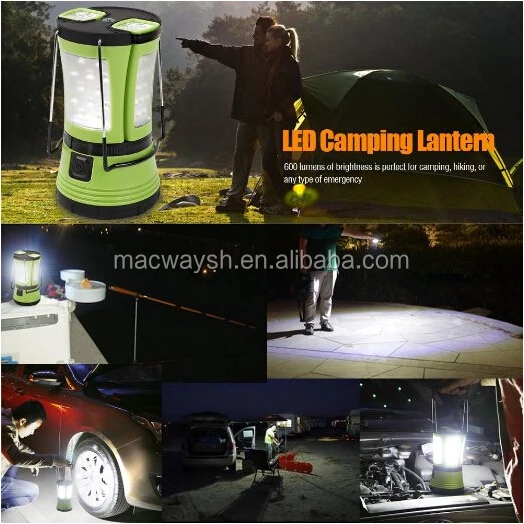 
LED Camping Lantern Flashlights - Hurricane Emergency Tent Light - Backpacking, Hiking, Fishing, & Outdoor 