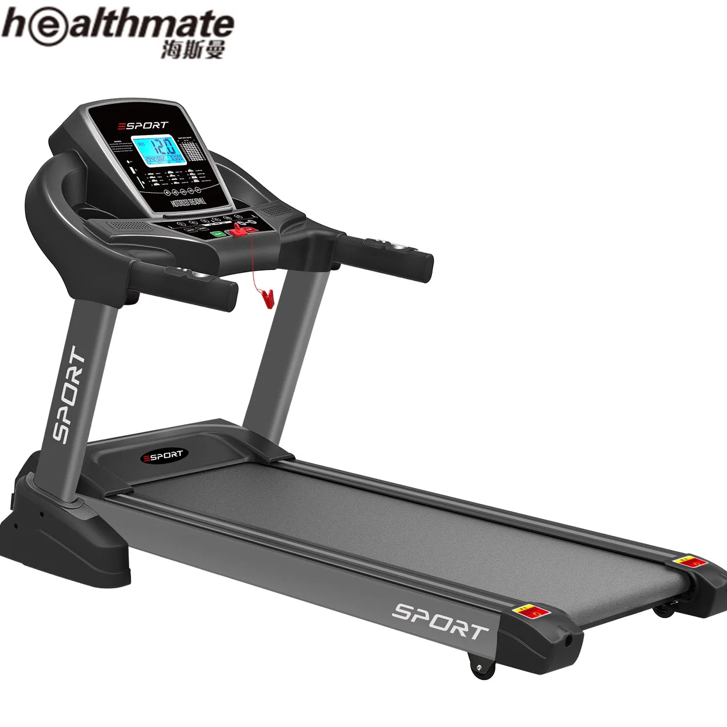 DC 2.0HP Blue Screen Multi functional trotadoras electrical Trainers Treadmill