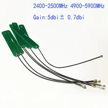 2.4G 5G dual band antenna with 5dbi gain IPEX dual band internal antenna signal booster PCB built-in antenna NEW Wholesale