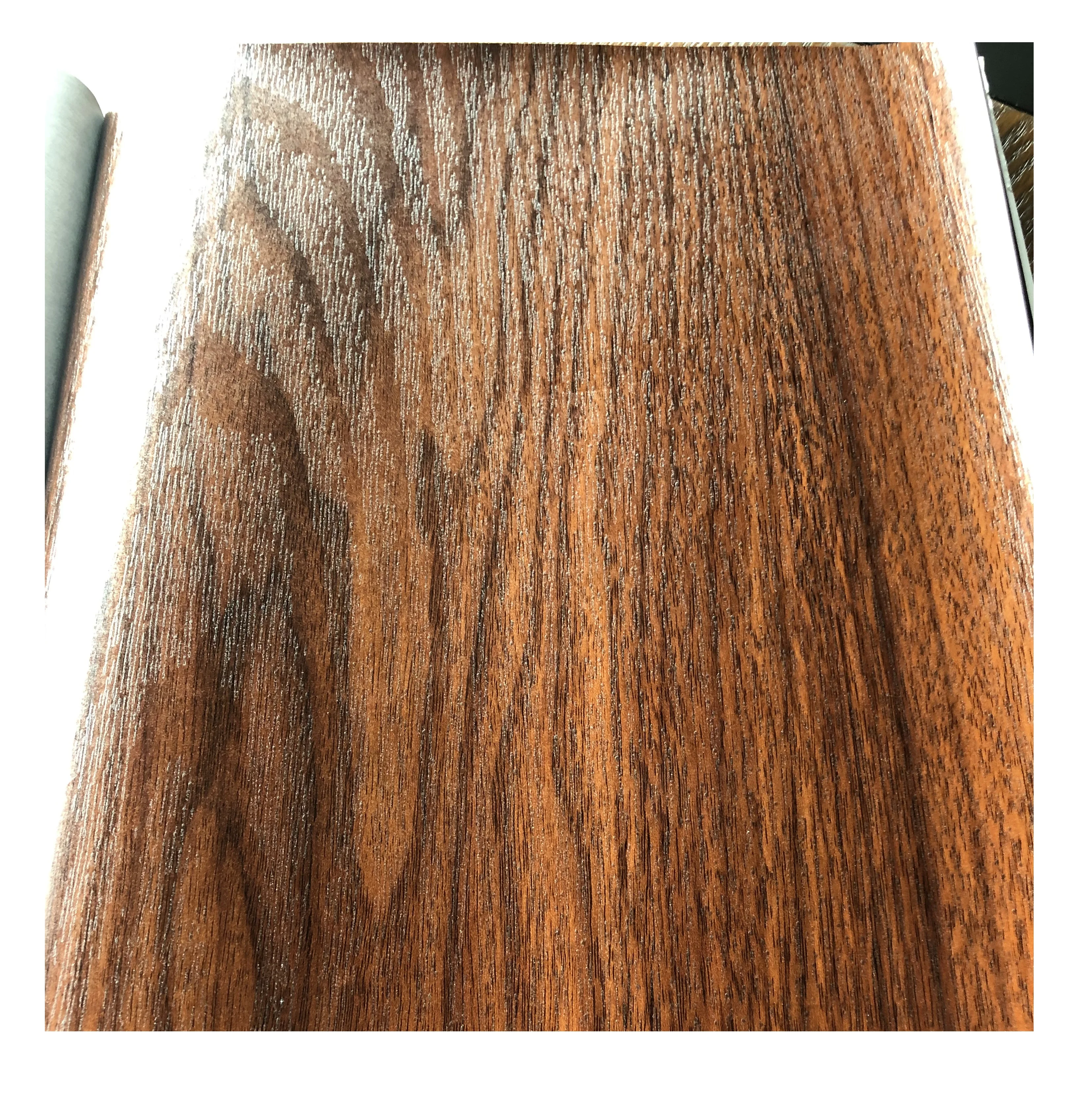 
factory wholesale 30g 40g 45g 50g 60g 65g 70g 80g PU paper for furniture decoration oak wood grain 
