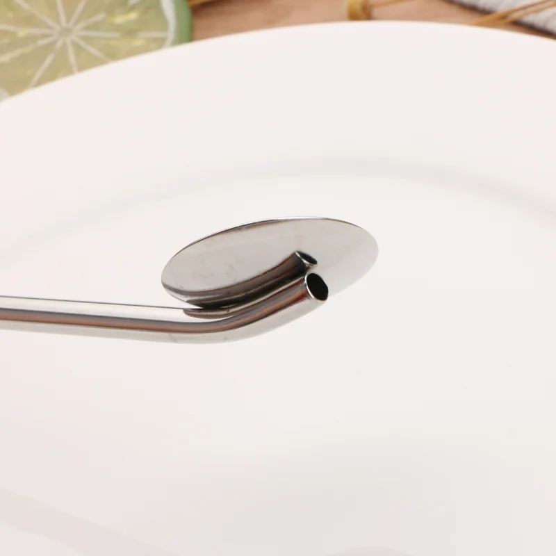 Eco-friendly Yerba Mate straw Bombilla Stainless Steel Drinking Straw Spoon