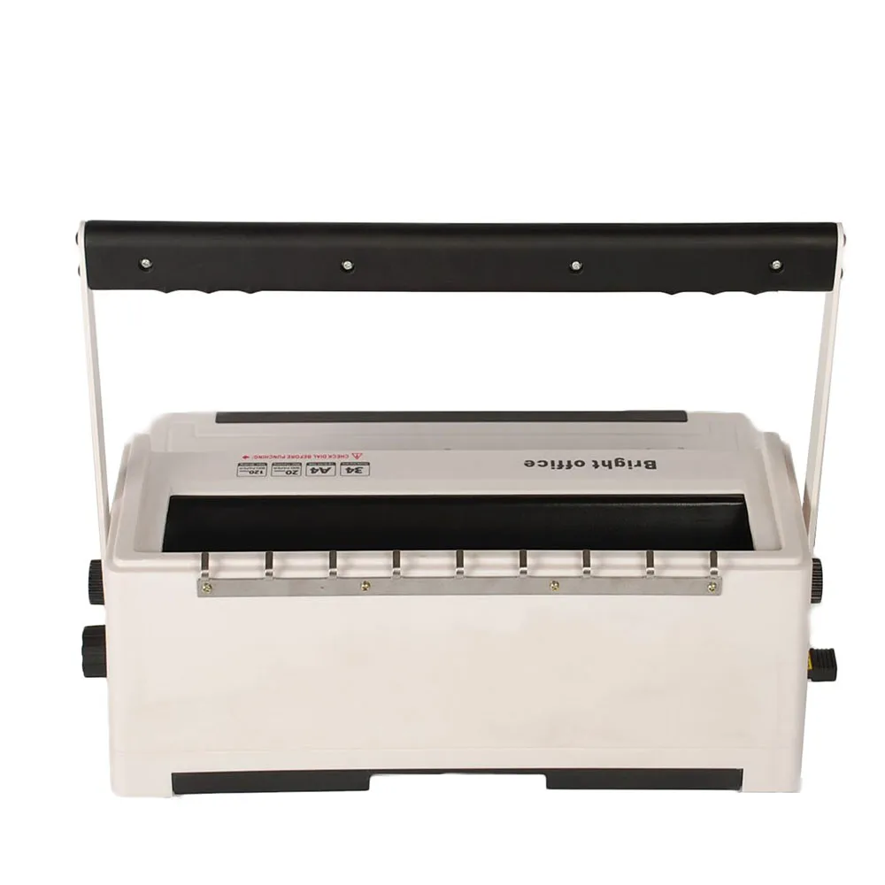 Новый дизайн, ручная двухпроводная переплетная машина от ярких офисных канцелярских принадлежностей