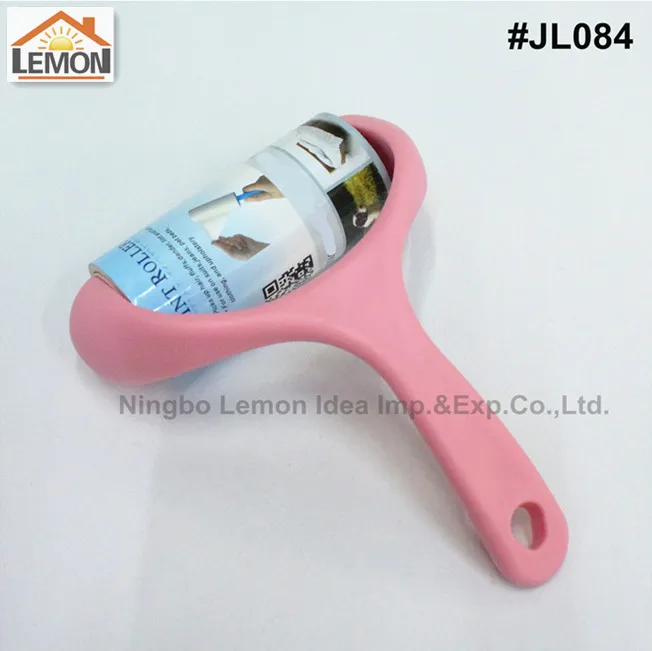 
home cleaning tool heavy-duty big plastic handle sticky lint roller cleaner 