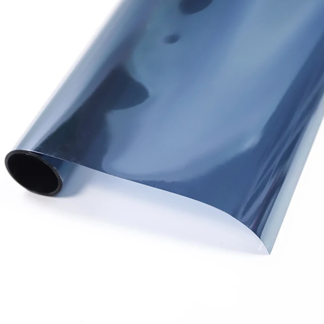 Static Privacy Mirror Film for Glass Solid Reflective Window Film Front Door Window Film for Building Glass