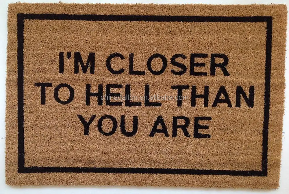Забавные входные Придверные коврики