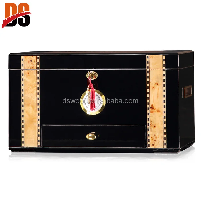 high quality wooden cigar humidor