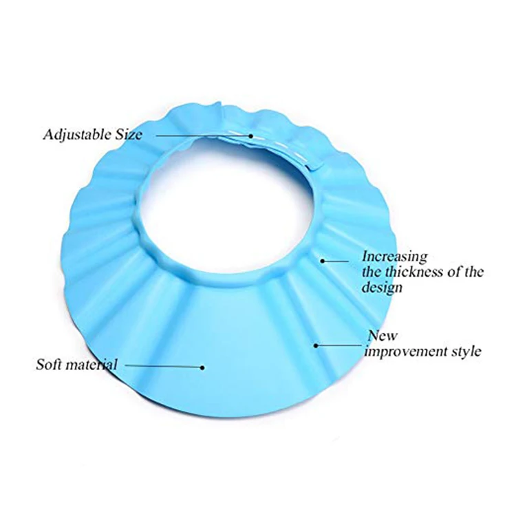 A313 EVA foam babay bath shower cap for kids