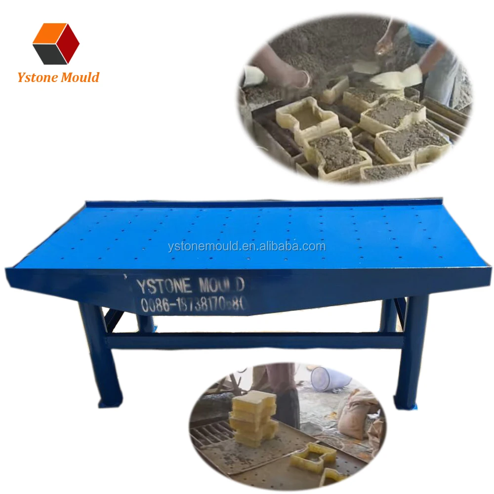 concrete paver block making concrete vibrating table
