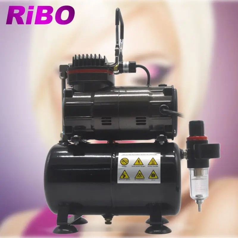 Made in china air compressors from China Airbrush Compressor Kit Large Tank for frames wall art artworks spray paint with Air Br