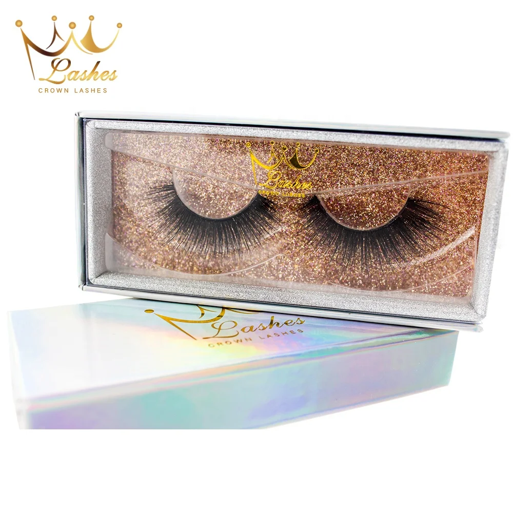 Eyelash Manufacturer Wholesale Korea Real Mink  Eyelash with Factory Own Brand Packing