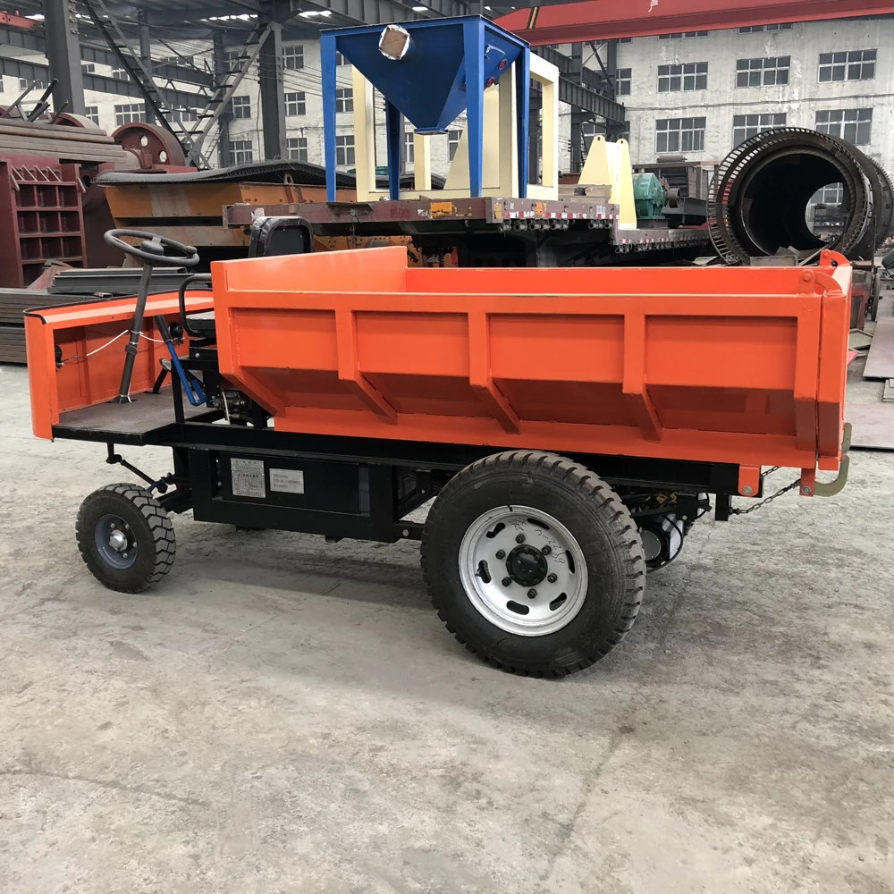Four wheels electric Mini dumper, battery operated mini truck dumper for sale