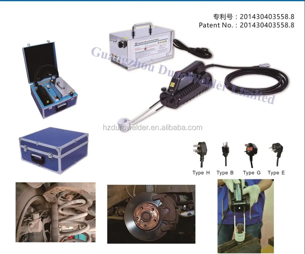 Bolt Induction Heater for Car Garage Repairing Tool