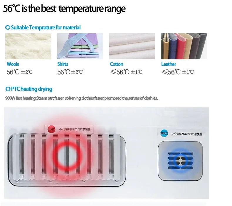 WIFI electrical home appliance intelligent fashion design large capacity vibration uv steam heating clothes dryer