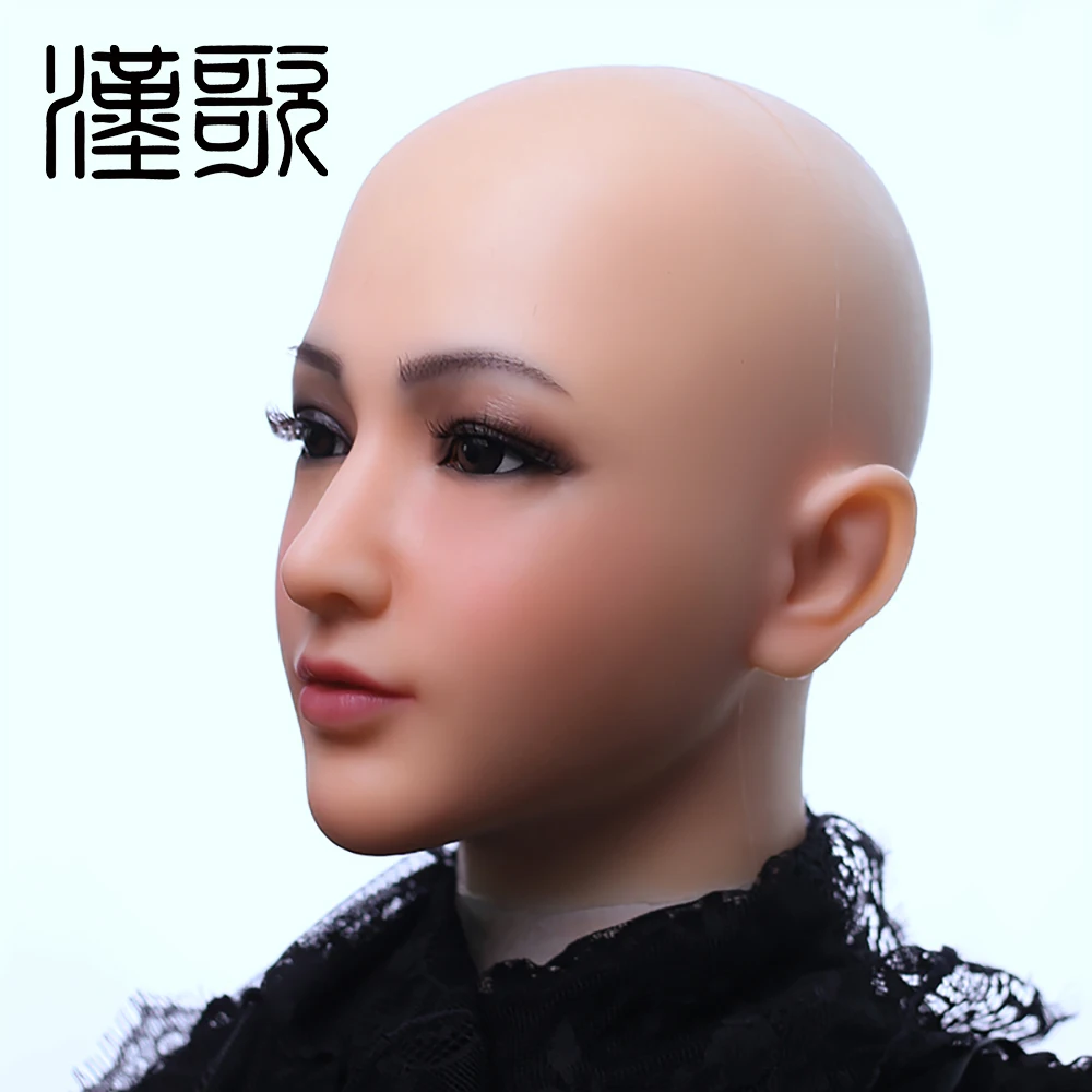 NEW Claire Disguise Masquerade For Man Feminine Silicone Female Headwear Realistic Goddess Face For Halloween Crossdresser