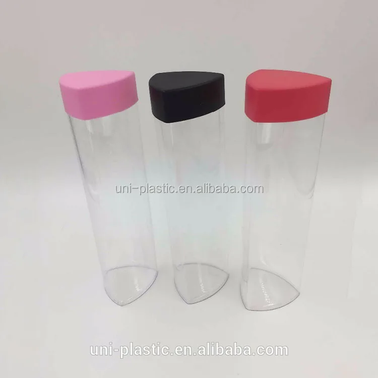 UNI быстрая доставка, треугольный прозрачный пластиковый пищевой контейнер с цветными крышками