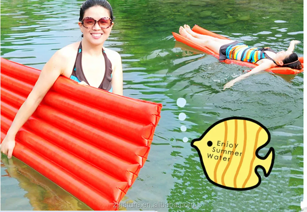 Popular High Quality Portable Inflatable Beach Mat With Pillow
