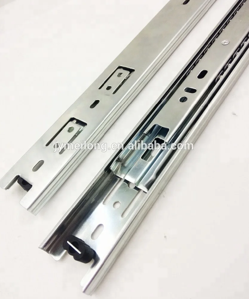 Telescopic Channel Drawer Slide / Kitchen Drawer P arts / Ball Bearing Cold Roll Iron Telescopic Drawer Slide MEILONG