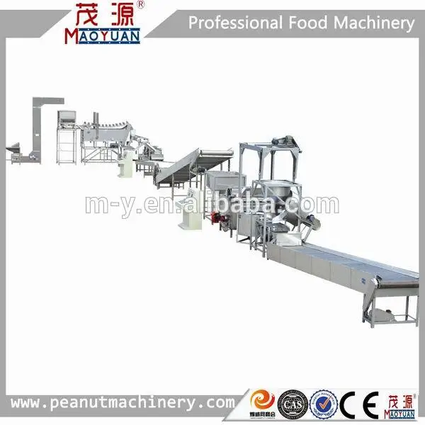 Peanut Frying Machine Broad Beans salted Peanut Frying Machine production line cashew corn frying production line