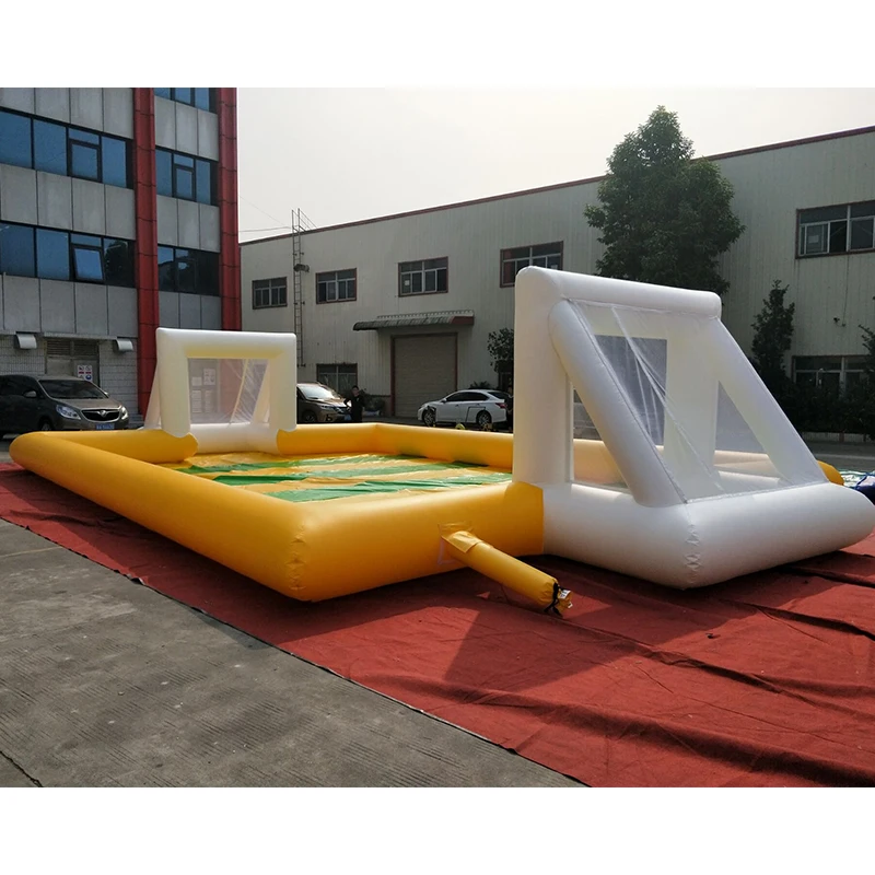 Inflatable Soap Football Field Soccer Stadium With Blowers