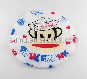 Microfiber Double Layers Elastic Reusable Waterproof Bath Cap Shower Cap