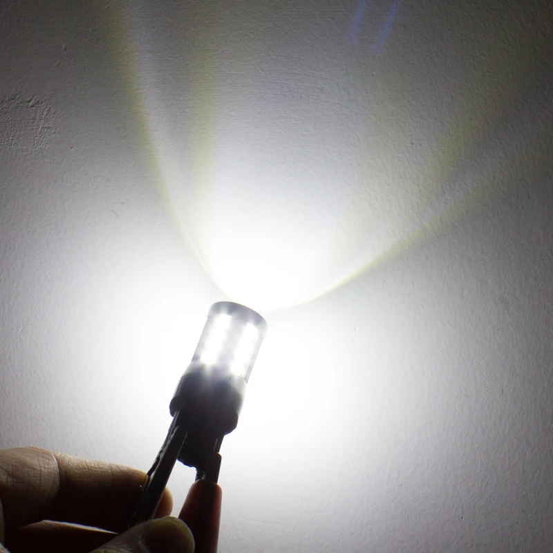 7440 7443 W21W T20 T25 S25 canbus 3030 28SMD amber led brake Tail Turn Signal Light Bulb