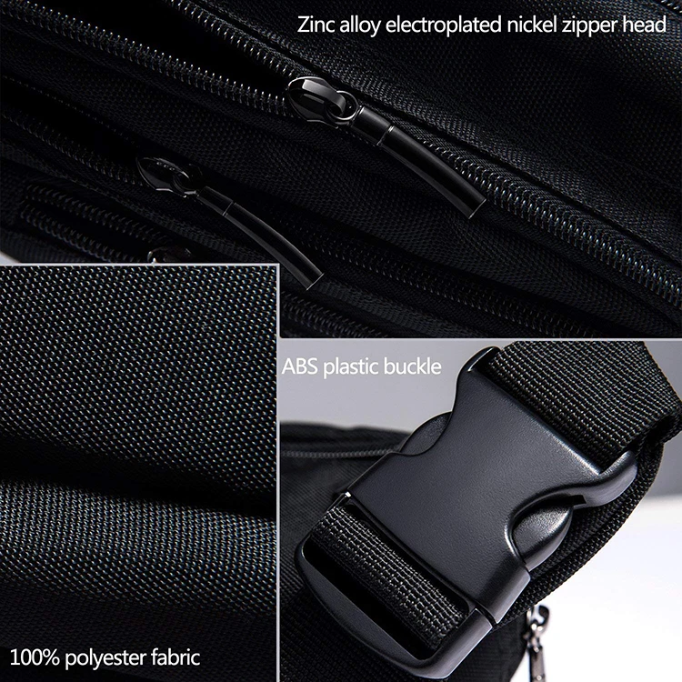 Waterproof Men Women Sports Exercise Waist Leg  Fanny Pack Belt Bag Hip Bum Bag Waist Bag for Travelling Running Hiking