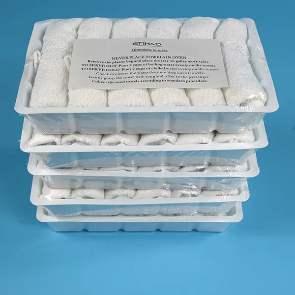 Disposable Aviation roll In Tray Scented oshibori Towel