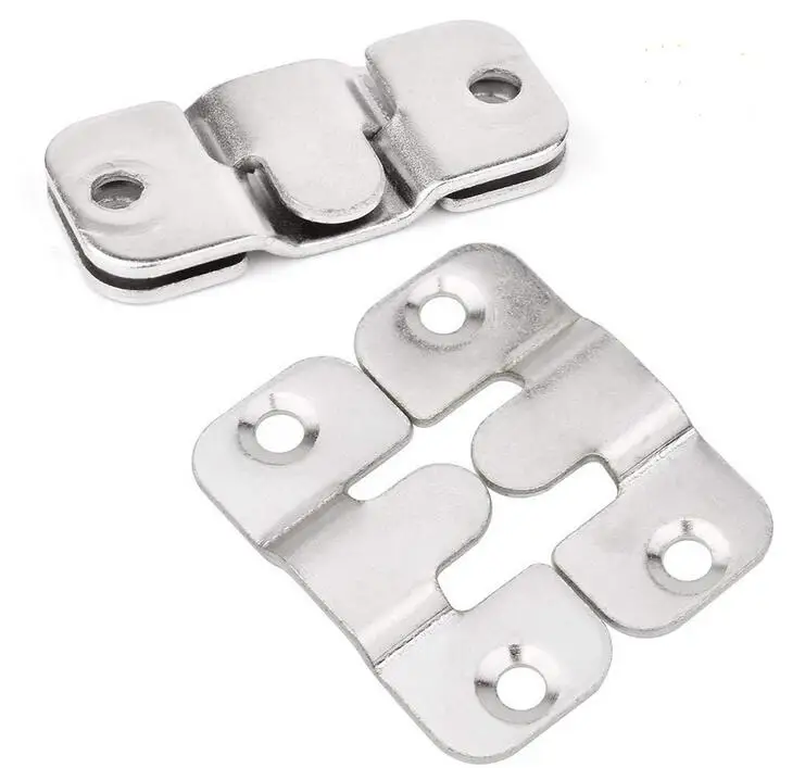 Кронштейн для скрытого монтажа с крючком для фоторамки, сверхпрочный нержавеющий держатель для картин, Z-образный зажим для больших картин