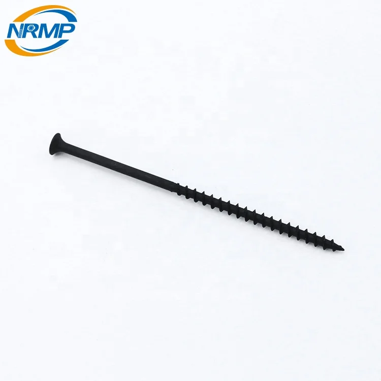 Inch countersunk head black phosphated drywall screw