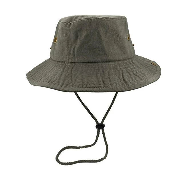 100% Cotton Stone-Washed bucket fishing hat Sun visor Hats