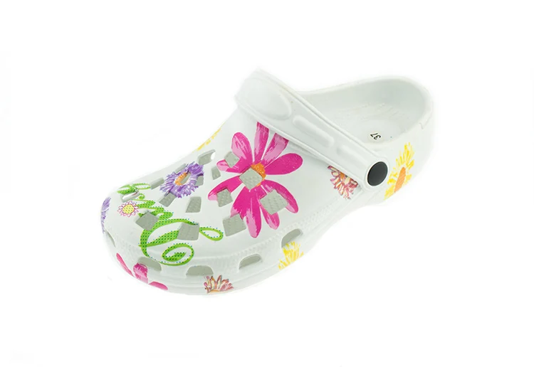 
High quality garden custom printed EVA women nursing clogs 