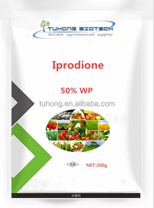 
Iprodione 50% wp Superior fungicide 96% TC 50% WP 50%SC 25% SC Iprodione manufacturers 