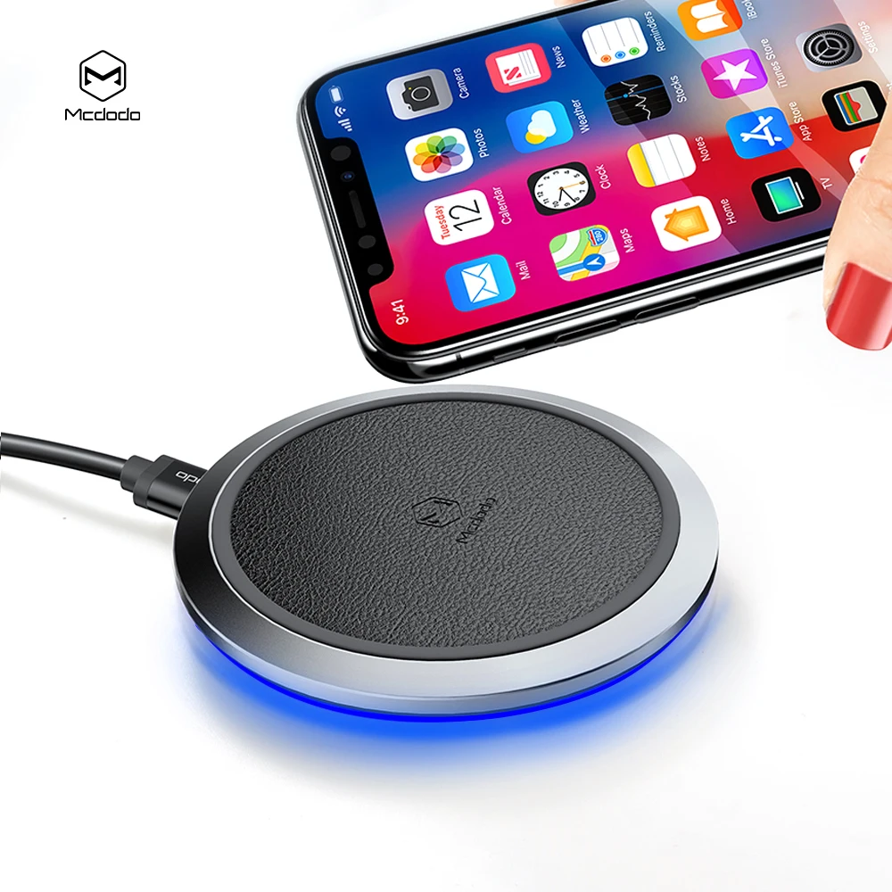 MCDODO 10W Wireless Charger Q1 Wireless Charger for iPhone X