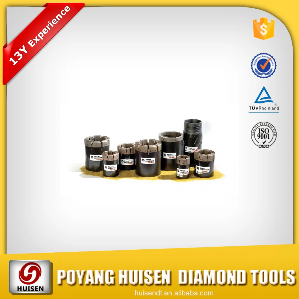 Fast drilling rock stone diamond single tube bit tools rock drill core bit 73/75mm