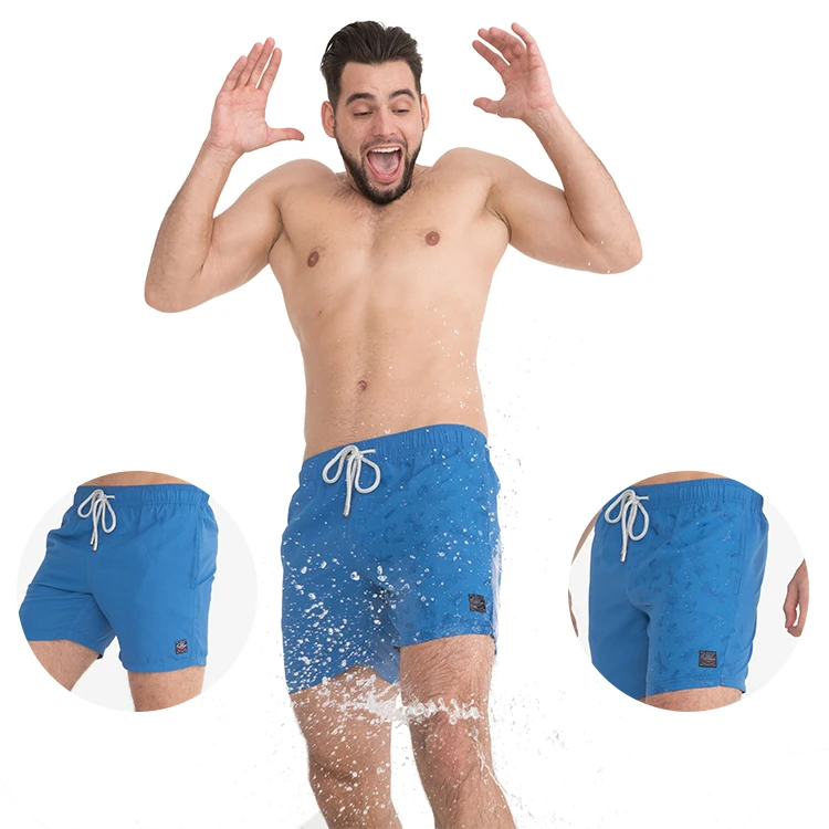 mens water reactive magic printed swimming shorts boardshorts swim trunks