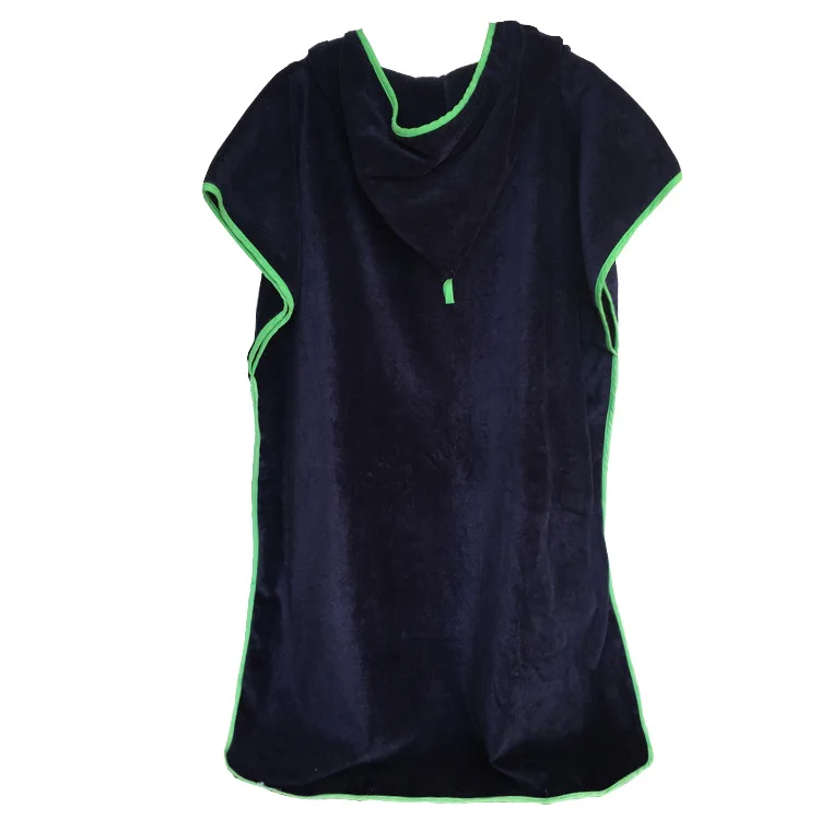 100% cotton beach hooded towel ponchos pattern for adult