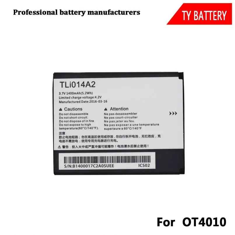 Аккумуляторная Стандартный аккумулятор мобильного телефона для Alcatel One Touch Idol Mini 2 6036Y 6036A поп 2 5042D TLi014A2