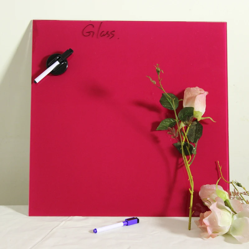 Easy Dry Erase Tempered Glass Wall Writing White Board