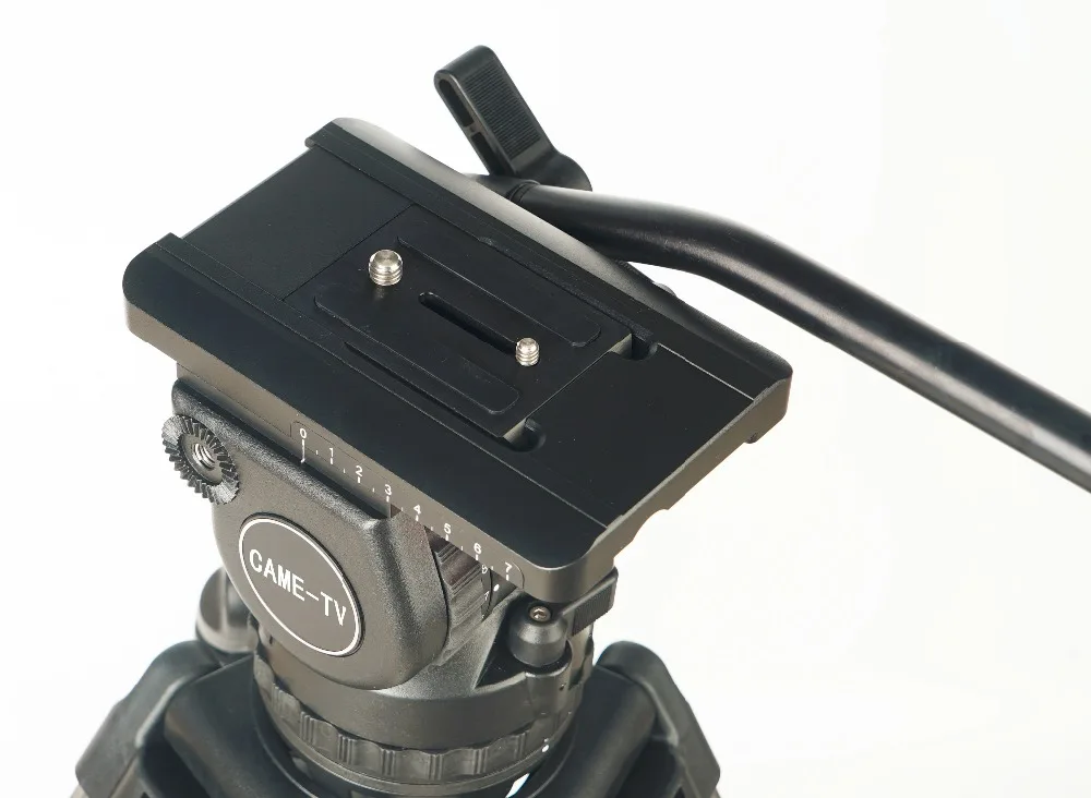 CAME-18T PRO Carbon Fiber Fluid Head Tripod For URSA FS7 Etc. Camera Video Tripod