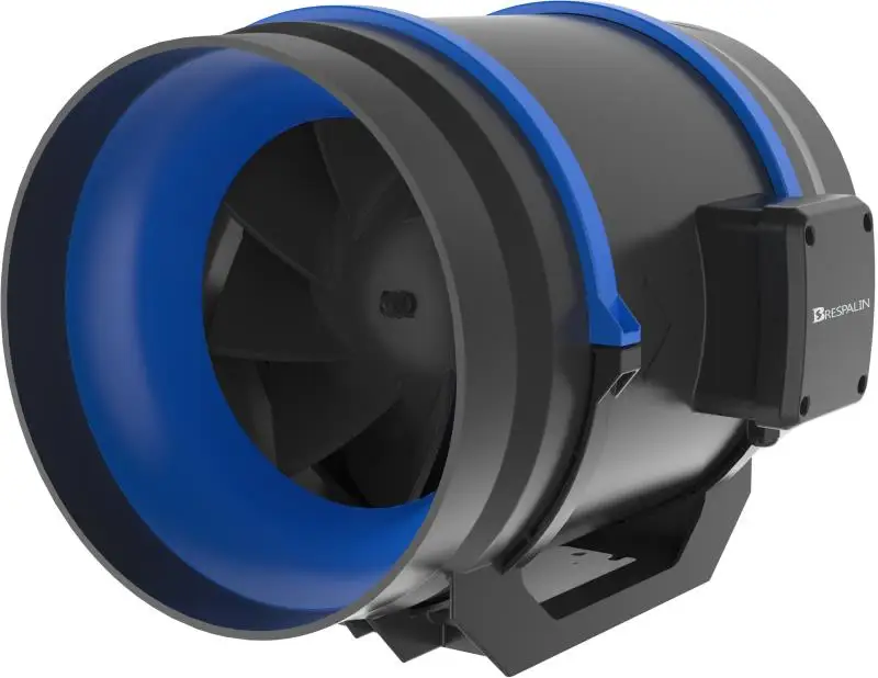 Plastic High Volume Silent Circular Hydroponic Ventilation Mixed Flow Inline Duct Fan