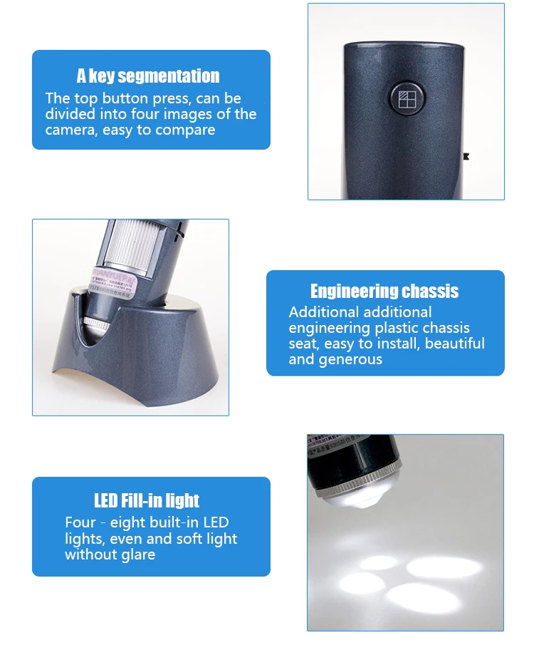 2017 New Model Direct Pro Smart High Quality Skin Analyzer with APP