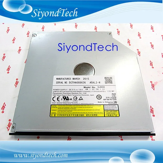 New Laptop Slot Loading CD ROM Drive DVD RW For Panasonic UJ8C2Q UJ8D2Q UJ8G6