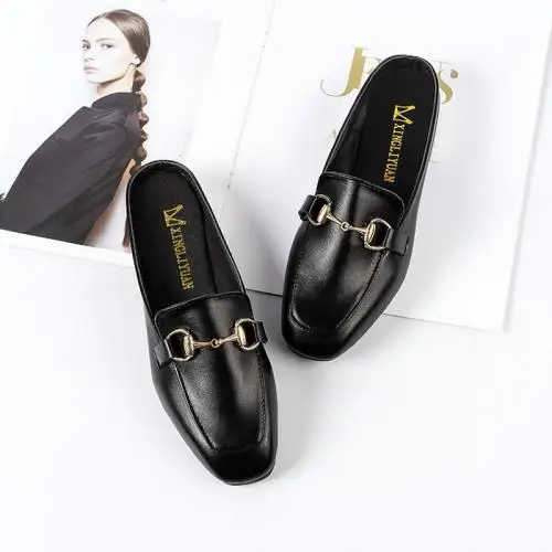 hot sale Women Lazy Shoes Synthetic Leather summer sandals women hardwearing & anti-skidding 313407