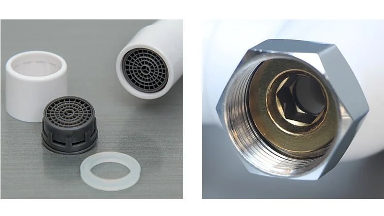 
wall mounted double handle cold and hot water mix plastic faucet 