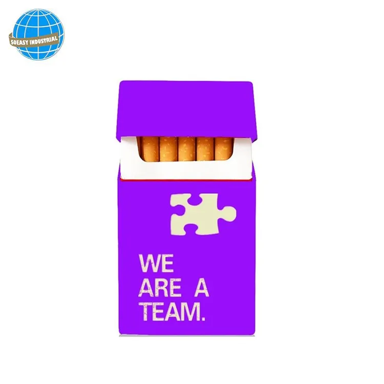 
Custom Colorful Reusable Waterproof Silicone Rubber Cigarette Case 