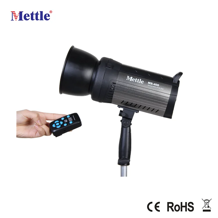 Mettle MS-400 Moving Studio Flash Light for Photography with Battery