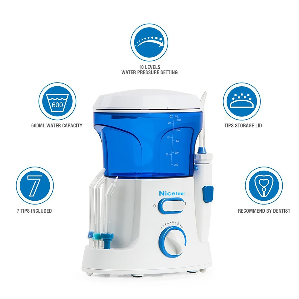 2018 Trend Innovative Product Easy Use Home Teeth Water Dental Flosser