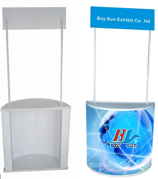 
OEM custom design portable promotion table for trade show and supermarket advertising 