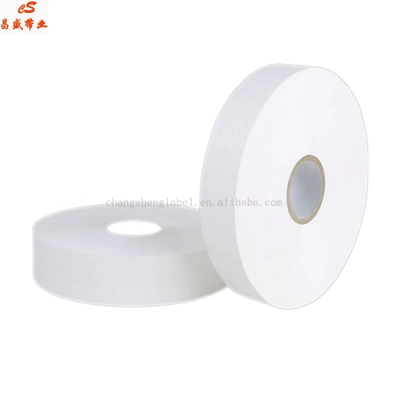 Wholesale Factory Nylon polyester Taffeta tape ribbon Label roll For Thermal Transfer Printing