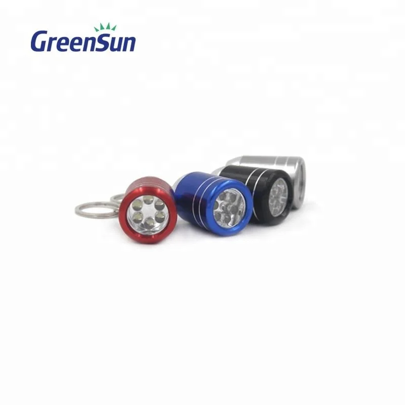 Outdoor waterproof aluminum alloy Mini LED Flashlight Carabiner Clip Keychain Portable Sports Torch